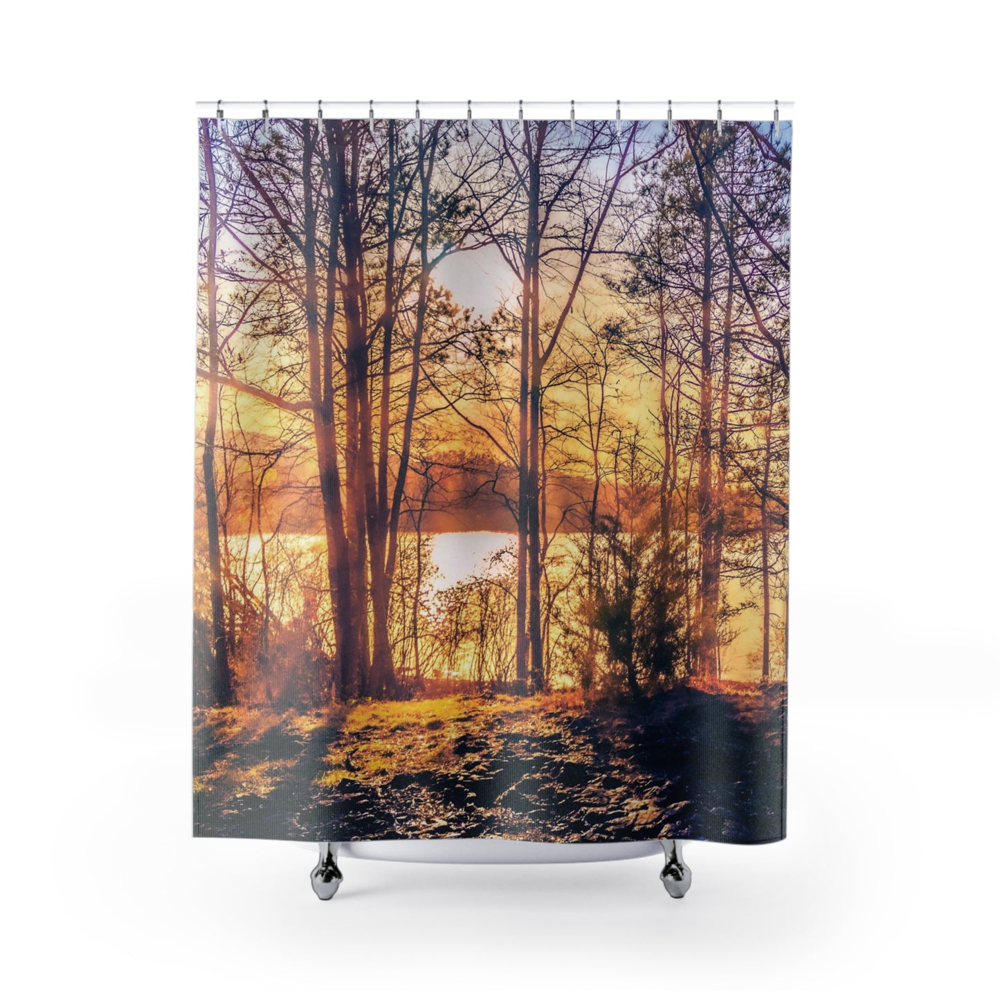 Shower Curtain Printed With Exclusivie, High-Res, Full Color Beautiful Image.