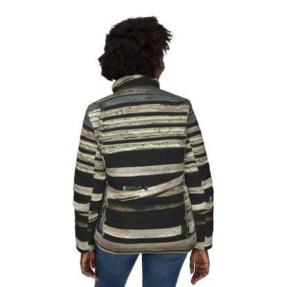 Women's Puffer Jacket - Timeworn Sunbeam