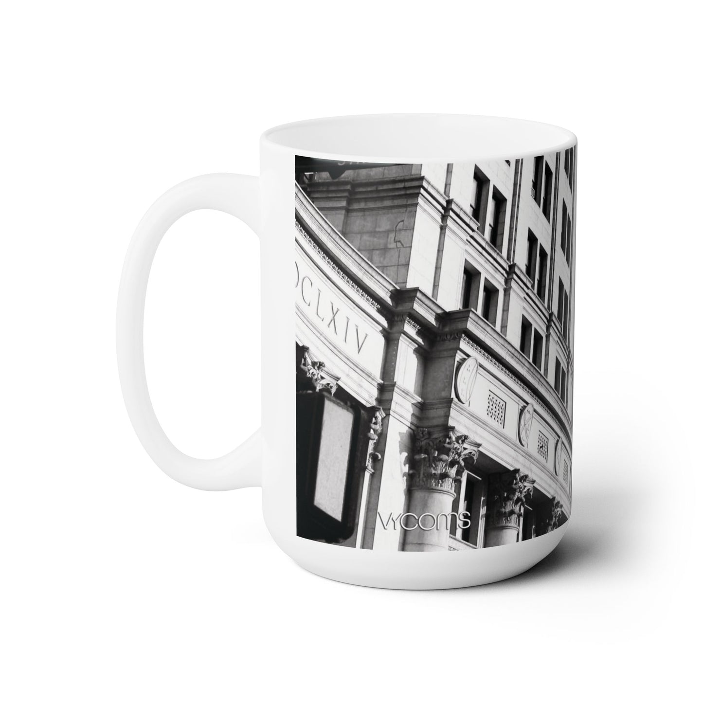 Elegant 15oz Ceramic Coffe Mug.