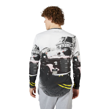 Long Sleeve Shirt - Vintage Fire Truck Memory