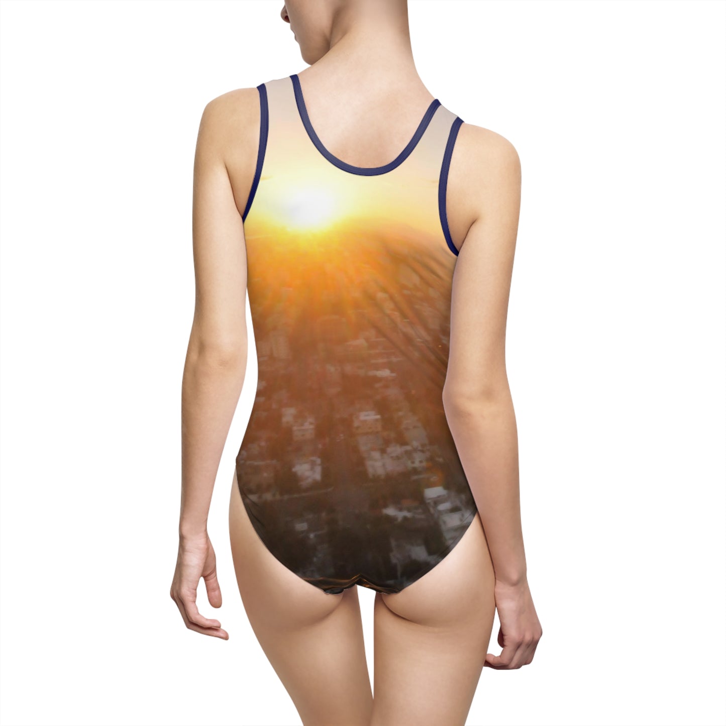 Santo Domingo Horizon – Caribbean Golden Hour Swimsuit