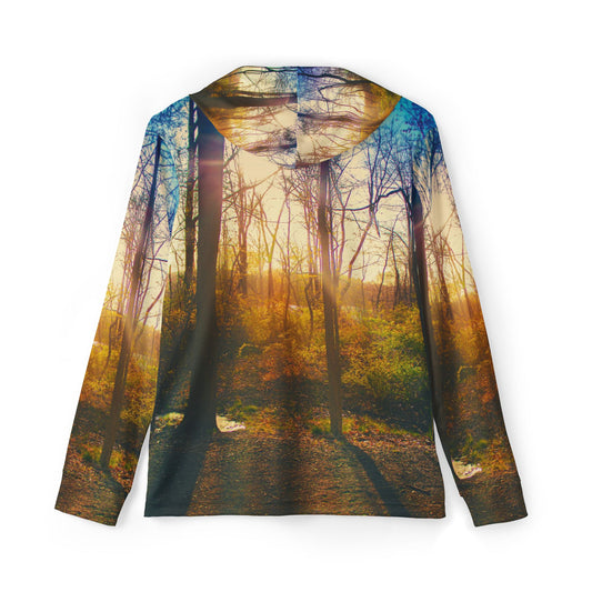 Golden Hour Lakeside Hoodie – Sunset Silhouette Edition