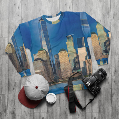 New York Skyline Sweatshirt — Cityscape Crewneck