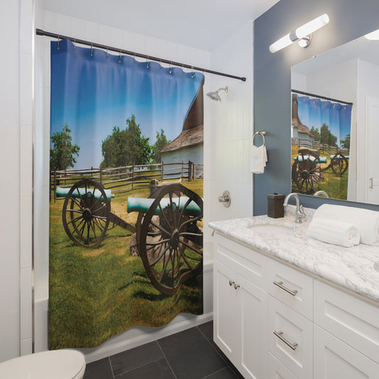 Shower Curtain Printed With Exclusive, High-Res, Full Color Beautiful Image.