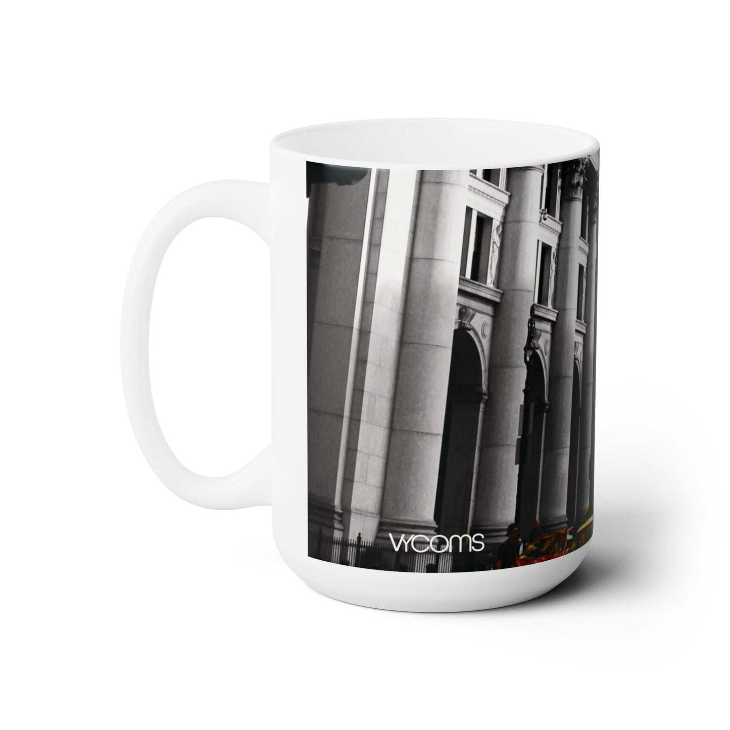 Elegant 15oz Ceramic Coffe Mug.