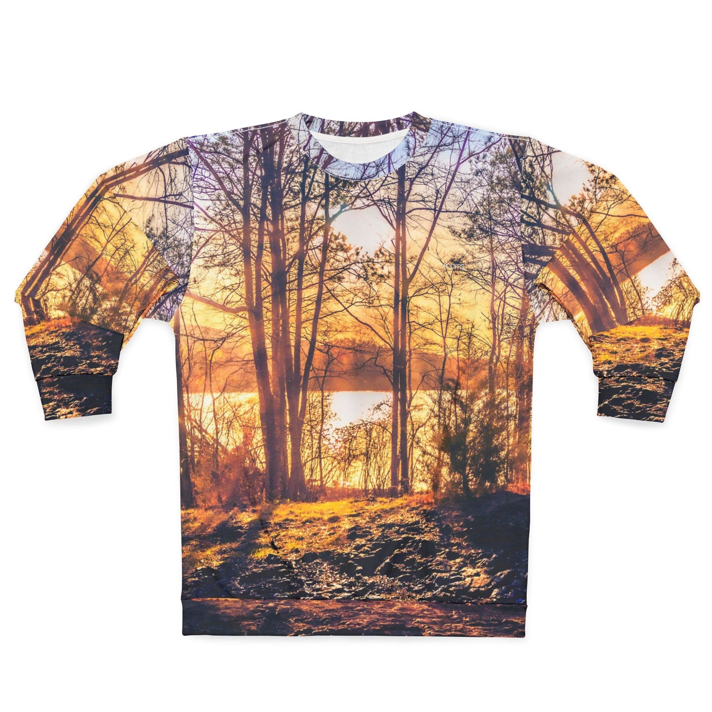 Scenic Sunrise Forest Sweatshirt — Nature Crewneck