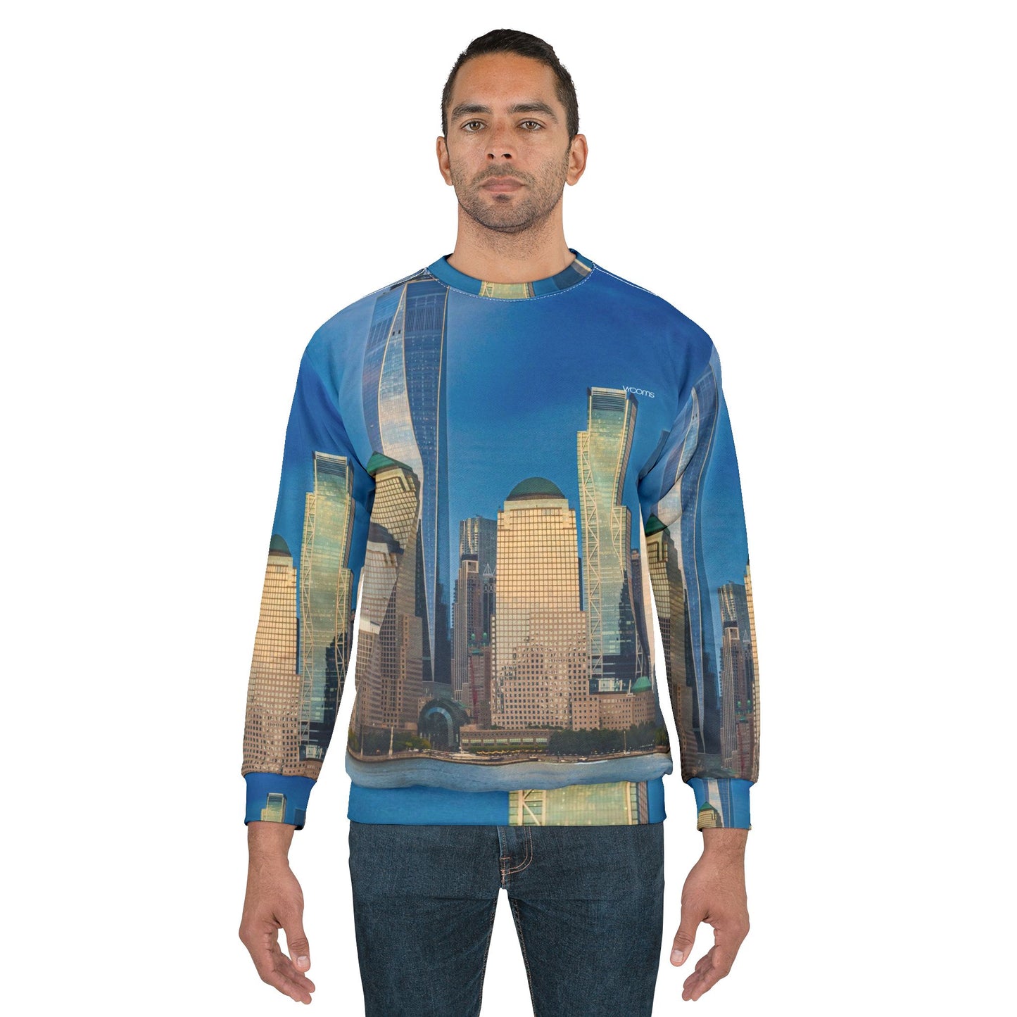 New York Skyline Sweatshirt — Cityscape Crewneck