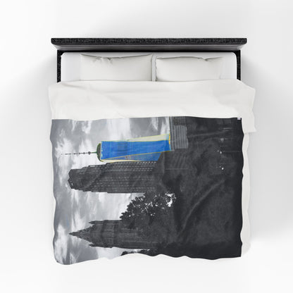Velveteen Plush Blanket with beautiful photo image.