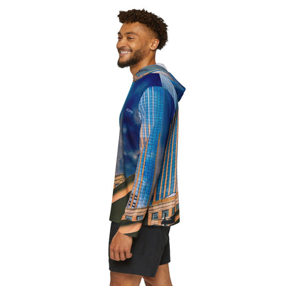 Exchange Place New Jersey Building Photo Waterproof Warmup Hoodie