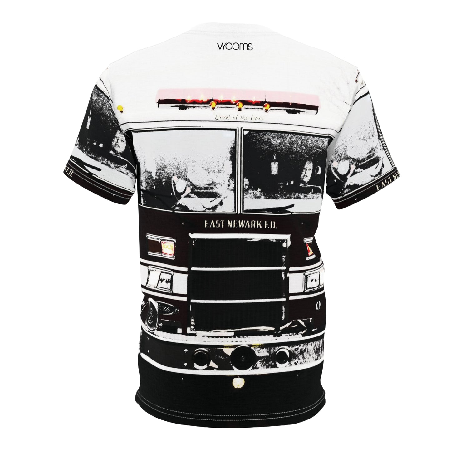 Newark Bravest T-Shirt – Vintage Firehouse Monochrome Edition