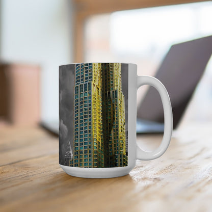 Elegant 15oz Ceramic Coffe Mug.