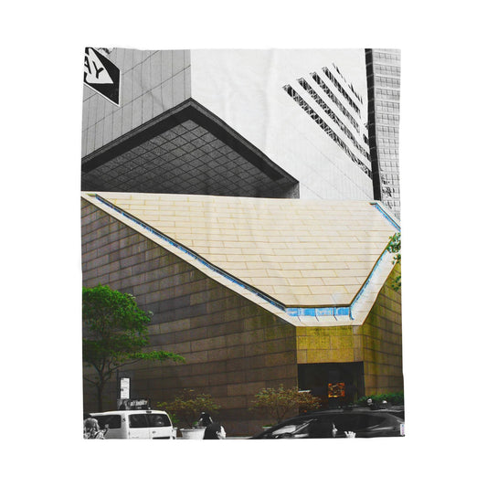 Velveteen Plush Blanket with beautiful car image.