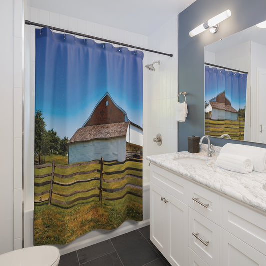 Shower Curtain Printed With Exclusive, High-Res, Full Color Beautiful Image.