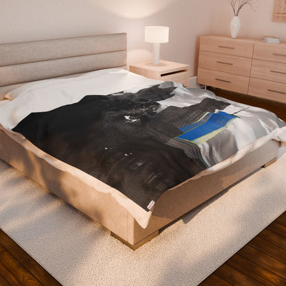 Velveteen Plush Blanket with beautiful photo image.