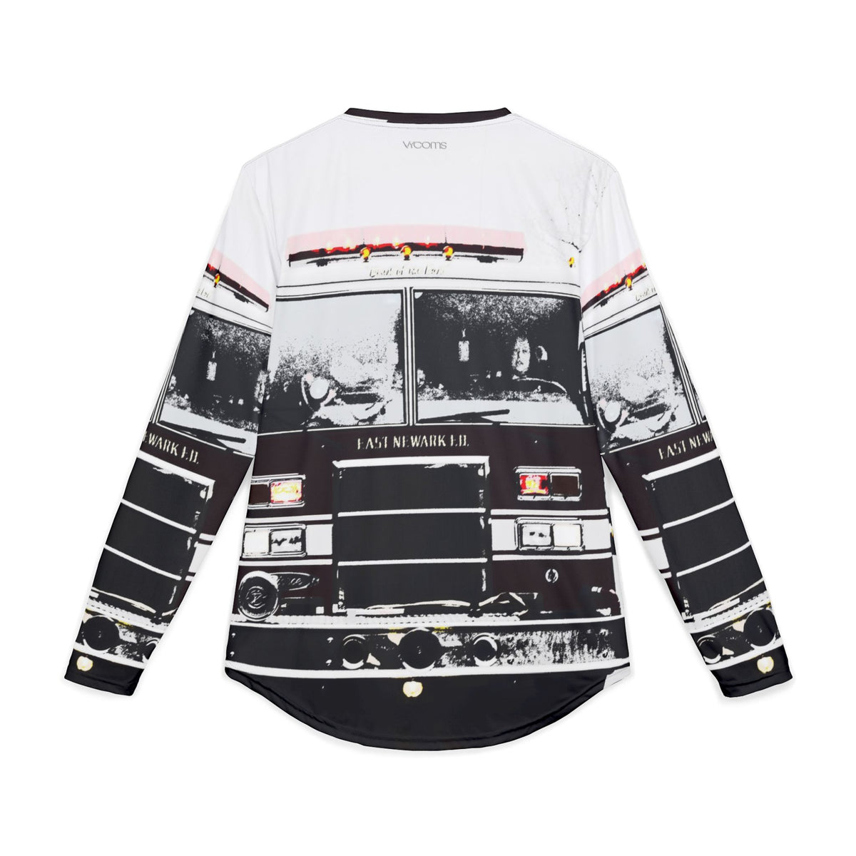 Men’s Long Sleeve Shirt – NJ St. Patrick’s Day Parade Fire Truck Graphic