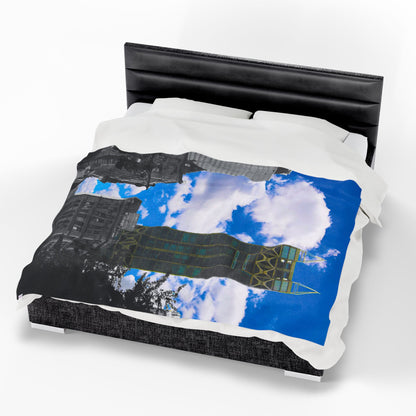 Velveteen Plush Blanket with beautiful photo image.