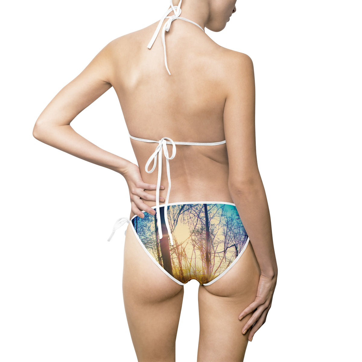 Tie-Dye Sunset Bikini — Women’s Triangle Set
