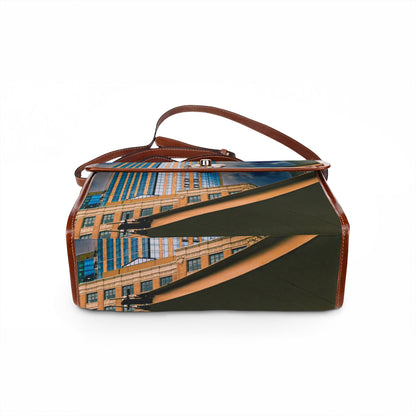 Exchange Place New Jersey Building Photo Waterproof Canvas Bag