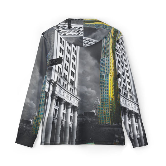 Downtown Manhattan-Broadway Cityscape  Warmup Hoodies