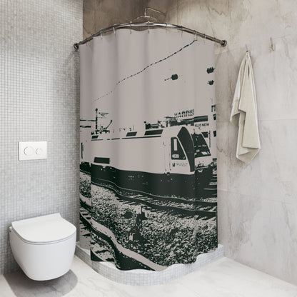 Shower Curtain Printed With Exclusive, High-Res, Full Color Beautiful Image.