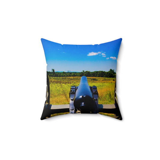 Spun Polyester Square Pillow Printed With Exclusive, High-Res, Full Color Beautiful Image