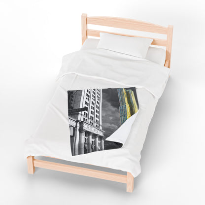 Velveteen Plush Blanket with beautiful photo image.