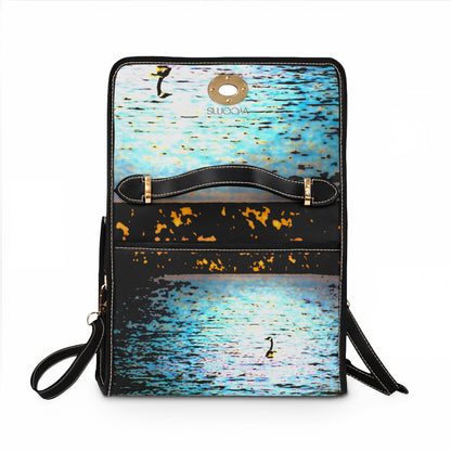 Duck in Water Waterproof Canvas Bag