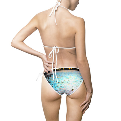 Duck Lake Women's Bikini Swimsuit — Cute Duck Swimming
