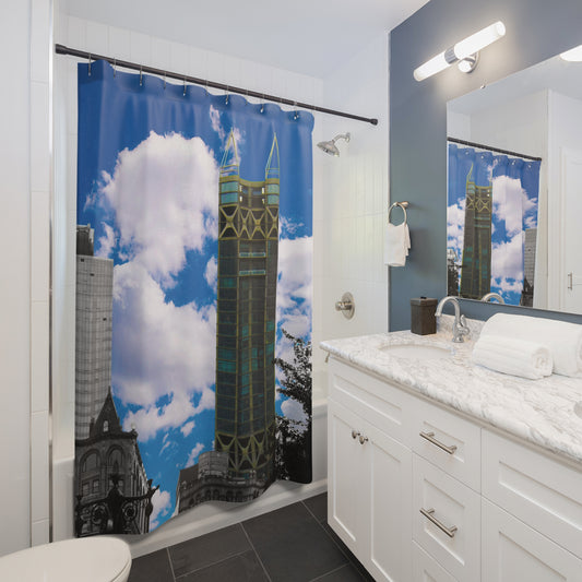 Shower Curtain Printed With Exclusive, High-Res, Full Color Beautiful Image.