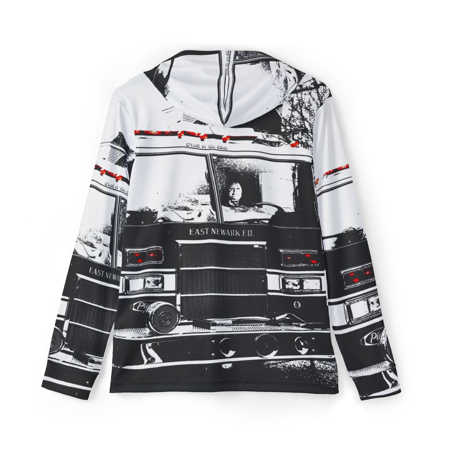 Fire Truck Sports Athletic Warmup Hoodie