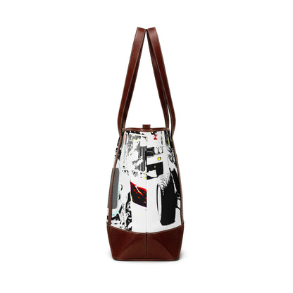Vintage Hot Rod Tote Handbag — Retro Car Art Shoulder Bag