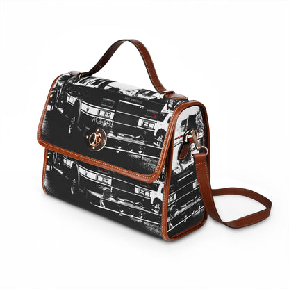 Vintage Fire Truck Bag —  Print Waterproof Satchel