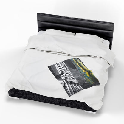 Velveteen Plush Blanket with beautiful photo image.