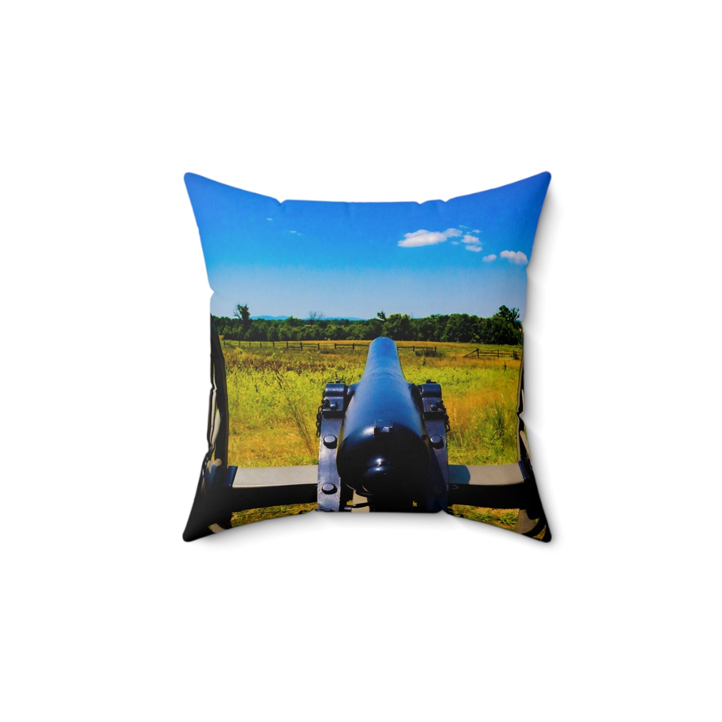 Spun Polyester Square Pillow Printed With Exclusive, High-Res, Full Color Beautiful Image