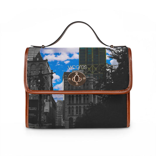 Midtown Manhattan Building Landscape Waterproof Canvas Bag