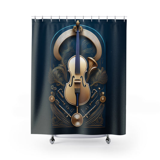 Shower Curtain Printed With Exclusive, High-Res, Full Color Beautiful Image.