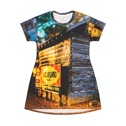 Rural Escape Dress – Weathered Cabin Edition