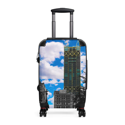 City Skyline Suitcase — Vibrant Urban Photo Luggage