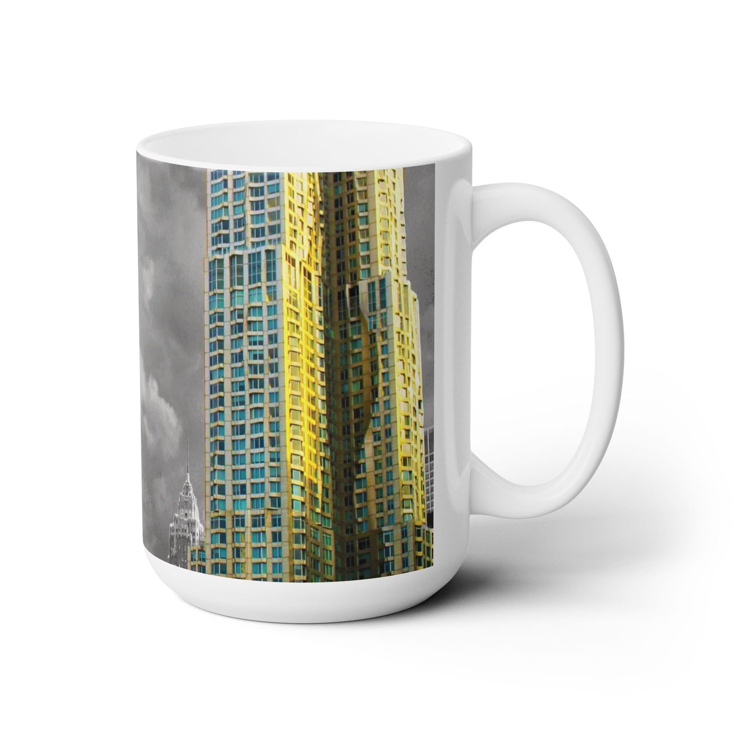 Elegant 15oz Ceramic Coffe Mug.