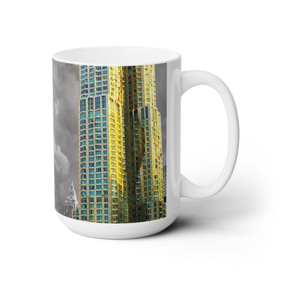 Elegant 15oz Ceramic Coffe Mug.