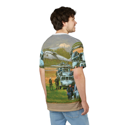 Military Helicopter T-shirts — Aviation Rescue Graphic T-Shirt