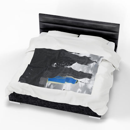 Velveteen Plush Blanket with beautiful photo image.