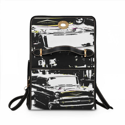 1950s Red Vintage Car Waterproof Canvas Bag