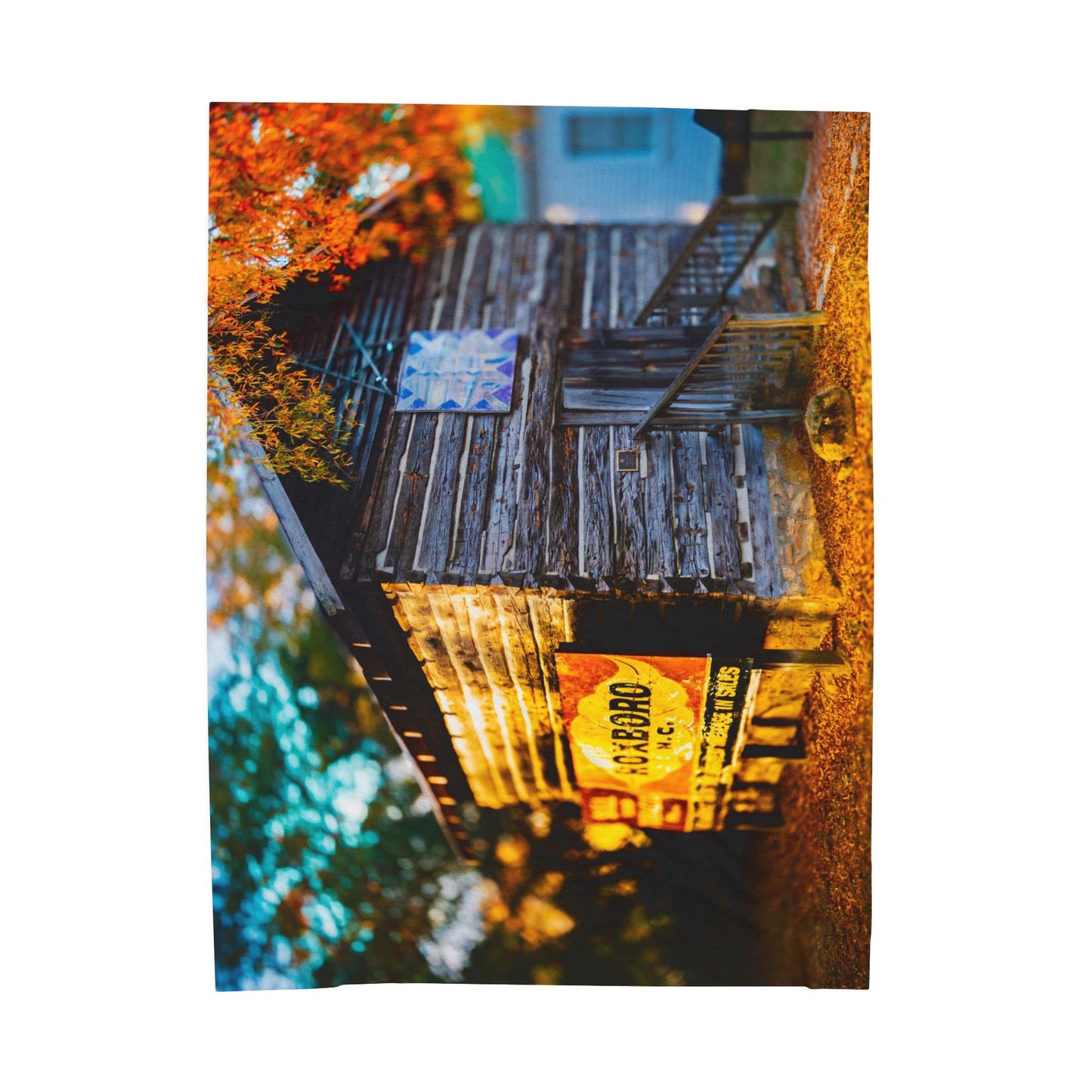 Velveteen Plush Blanket with beautiful car image.