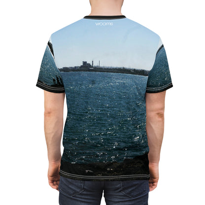 Haina Port, Dominican Republic, Coastal Sunset Silhouette T-Shirt— Beachscape