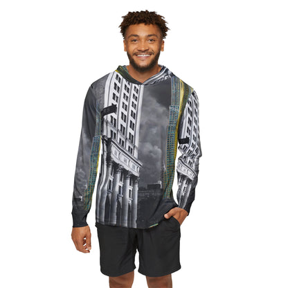 Downtown Manhattan-Broadway Cityscape  Warmup Hoodies