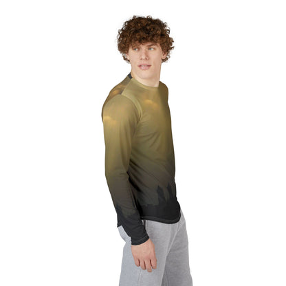 Sunset Cityscape Men's UV Long-Sleeve Shirt