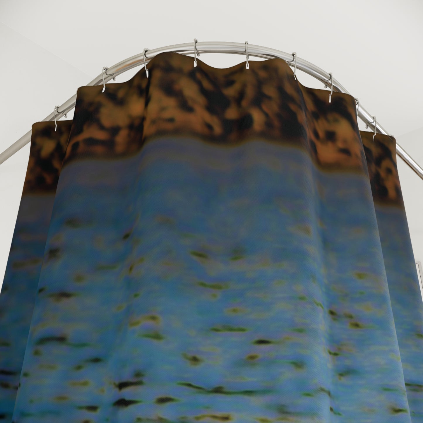 Shower Curtain Printed With Exclusive, High-Res, Full Color Beautiful Image.