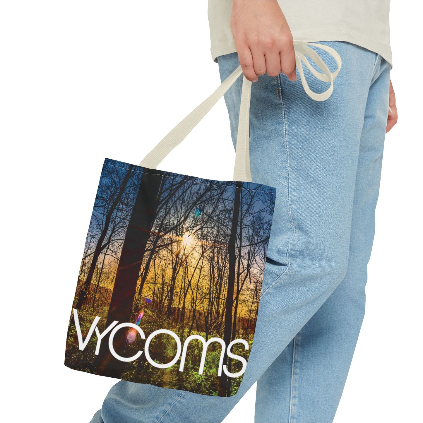 Tote Bag Printed with an Exclusive Beautiful High-Res, Full Color Natural Image.