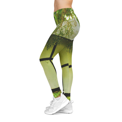 Green Lamp Fixture Leggings — Women's Scenic Leggings